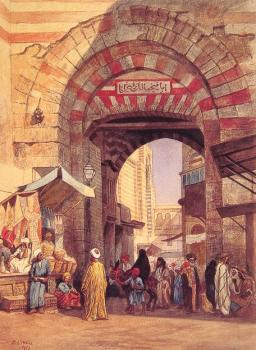 Edwin Lord Weeks : The Moorish Bazaar